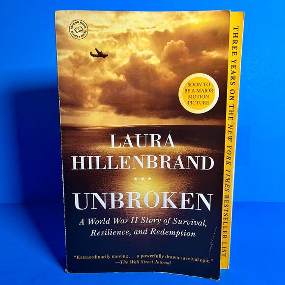 Unbroken by Laura Hillenbrand (2014 Paperback) WWII Survival Memoir - Picture 1 of 8